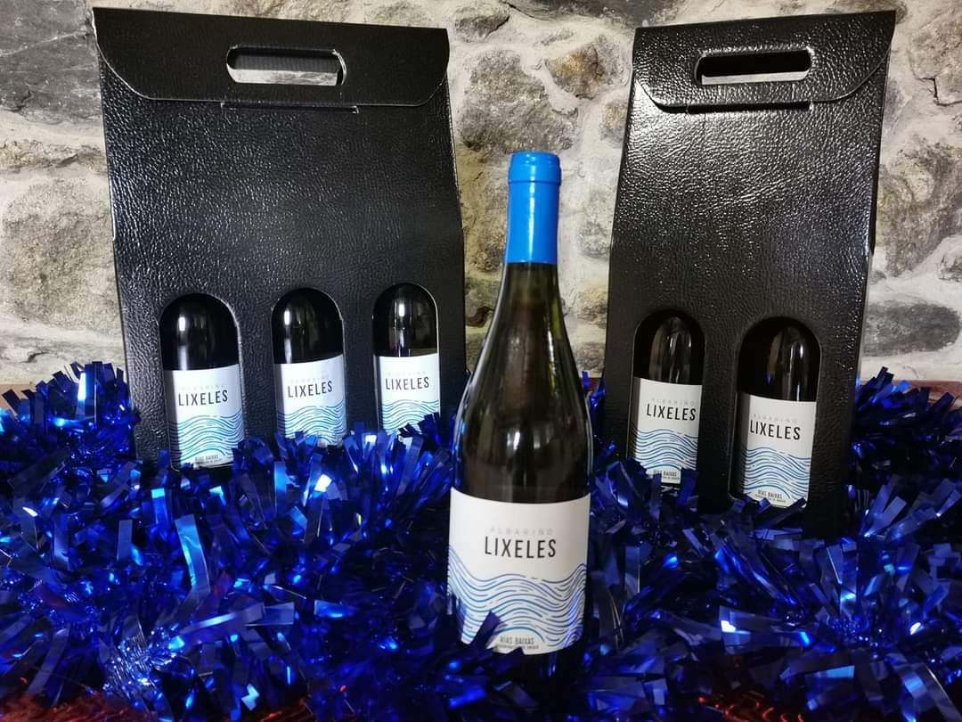 Estuches de regalo de una, dos y tres botellas de Lixeles
